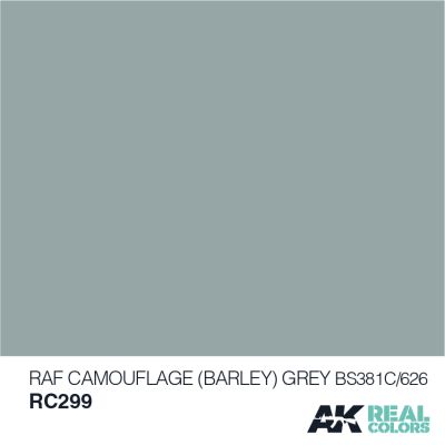 RAF Camouflage (Barley) Grey BS381C/626 / Камуфляжный серый детальное изображение Real Colors Краски