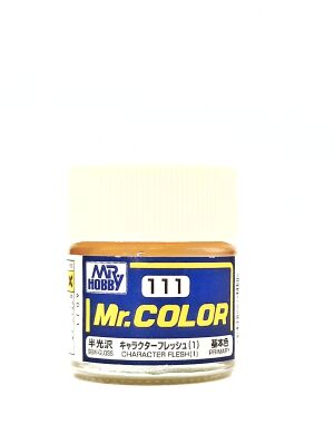  Charater Flesh semigloss, Mr. Color solvent-based paint 10 ml. (Обычный Телесный полуматовый) детальное изображение Нитрокраски Краски