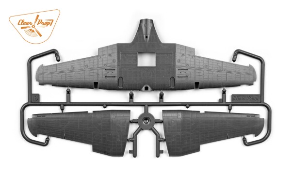Збірна модель літак 1/72 Mitsubishi Ki-51 Sonia Clear Prop 72011 детальное изображение Самолеты 1/72 Самолеты