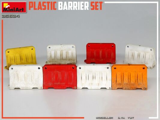 Набор пластиковых барьеров 1:35 детальное изображение Аксессуары 1/35 Диорамы