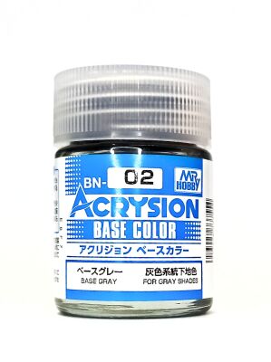 Acrysion Base Color (18 ml) Base Grey / Акрилова фарба (Базовий сірий) детальное изображение Акриловые краски Краски