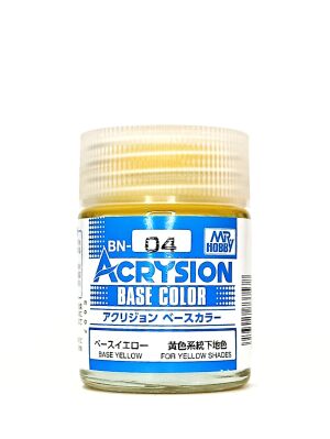 Acrysion Base Color (18 ml) Base Yellow / Акриловая краска (Базовый желтый) детальное изображение Акриловые краски Краски