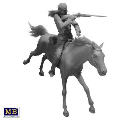 «Серия индейских войн, набор №1. Атака апачей» детальное изображение Фигуры 1/35 Фигуры