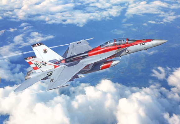 Cборная модель 1/48 Самолет F/A-18F Super Hornet Италери 2823 детальное изображение Самолеты 1/48 Самолеты