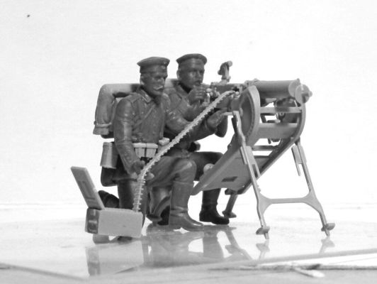 Німецька команда MG08 Першої світової війни детальное изображение Фигуры 1/35 Фигуры