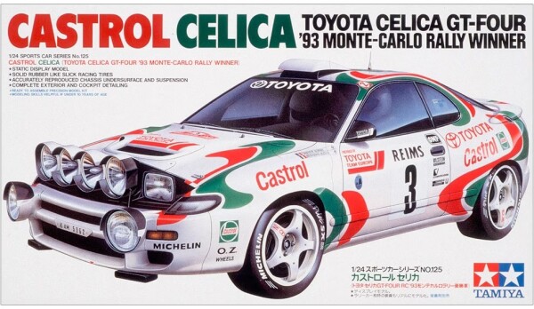 Scale model 1/24 car CASTROL CELICA+ Tamiya TAM24125 детальное изображение Автомобили 1/25 Автомобили