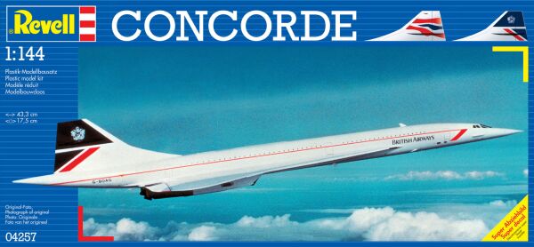 Concorde British Airways детальное изображение Самолеты 1/144 Самолеты