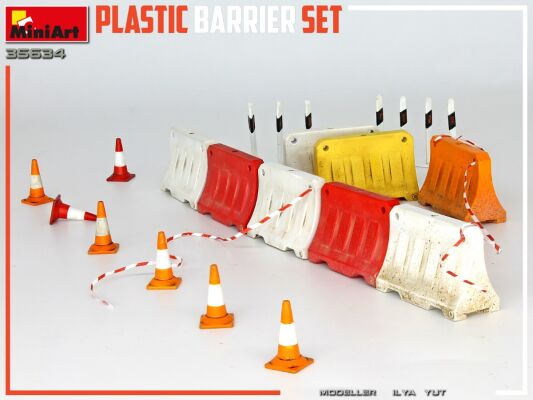 Набор пластиковых барьеров 1:35 детальное изображение Аксессуары 1/35 Диорамы