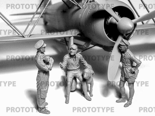 Італійські пілоти у тропічній уніформі, 1939-1943 рр. детальное изображение Фигуры 1/32 Фигуры