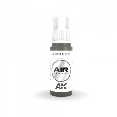 Акриловая краска RLM 71 / Светло-серый коричневый AIR АК-интерактив AK11822 детальное изображение AIR Series AK 3rd Generation