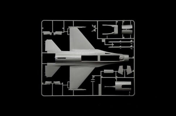 Scale model 1/48 Aircraft F-16C Fighting Falcon Italeri 2825 детальное изображение Самолеты 1/48 Самолеты