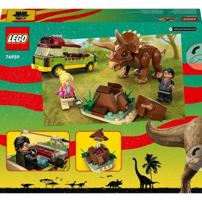 Конструктор LEGO Jurassic World Исследование трицератопсов 76959 детальное изображение Jurassic Park Lego