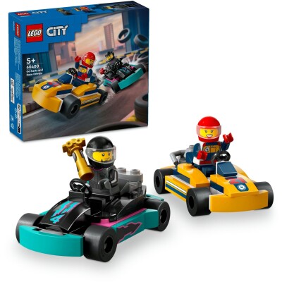 Конструктор LEGO City Картинг и гонщики 60400 детальное изображение City Lego