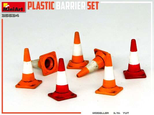 Set of plastic barriers 1:35 детальное изображение Аксессуары 1/35 Диорамы