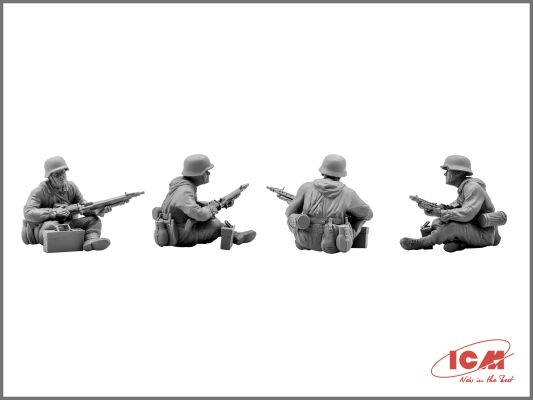 Німецький танковий десант (1942-1945) детальное изображение Фигуры 1/35 Фигуры