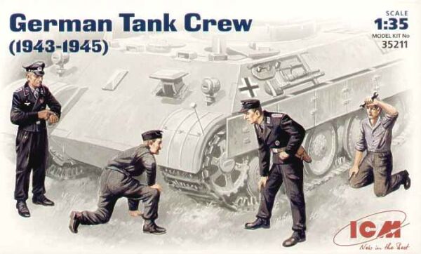 Збірна модель 1/35 Німецький танковий екіпаж (1943-1945 р.) ICM 35211 детальное изображение Фигуры 1/35 Фигуры