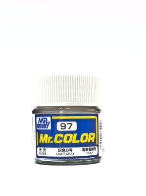 Light Gray gloss, Mr. Color solvent-based paint 10 ml. (Світло-Сірий глянсовий) детальное изображение Нитрокраски Краски
