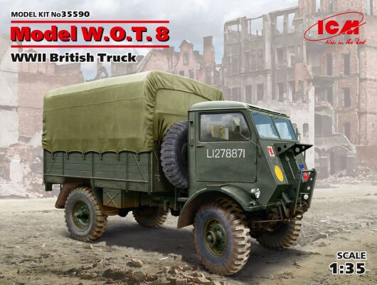 Модель W.O.T. 8 Британський грузовий автомобіль 2СВ детальное изображение Автомобили 1/35 Автомобили