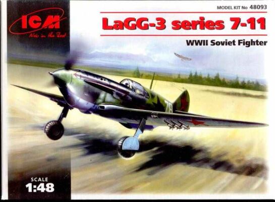 LaGG-3 series 7-11 детальное изображение Самолеты 1/48 Самолеты