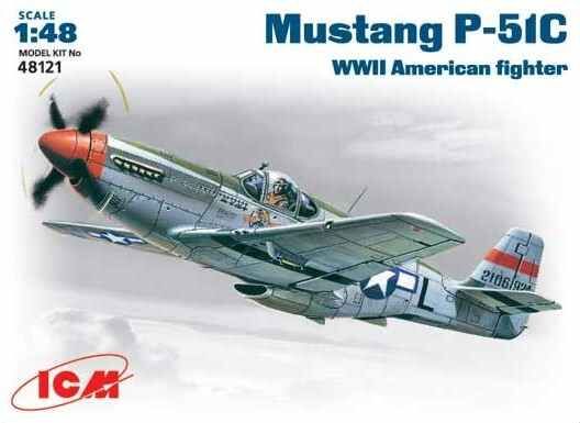 Mustang P-51C детальное изображение Самолеты 1/48 Самолеты