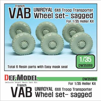 French VAB Sagged Wheel set 2-Uniroyal  детальное изображение Смоляные колёса Афтермаркет