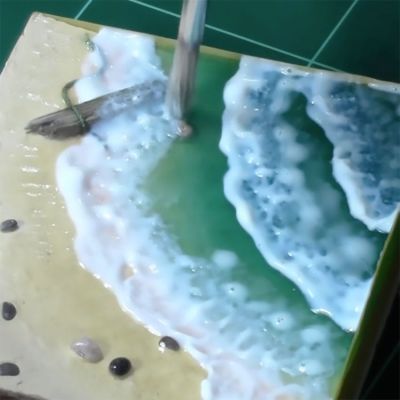 WATER FOAM - Водяная пена - Для воссоздания любой белой пены в воде детальное изображение Материалы для создания Диорамы