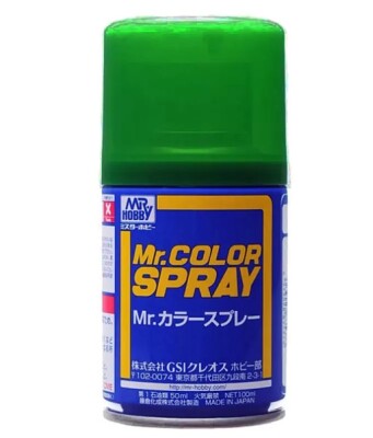 Аэрозольная краска Green/ Зеленый Mr.Color Spray (100 ml) S6 детальное изображение Краска / грунт в аэрозоле Краски