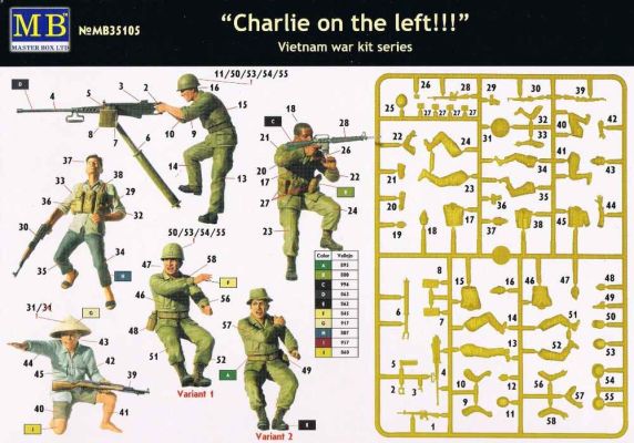 “Charlie on the left!!! Vietnam war kit series” детальное изображение Фигуры 1/35 Фигуры