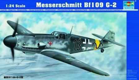 Збірна модель німецького Bf109 G-2 тип детальное изображение Самолеты 1/24 Самолеты