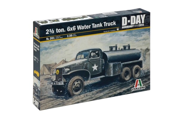 Scale model 1/35 American truck 6x6 Water Tank Truck Italeri 201 детальное изображение Автомобили 1/35 Автомобили