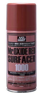 Mr. Oxide Red Surfacer 1000 (170 ml) / Грунт червоний в аерозолі детальное изображение Краска / грунт в аэрозоле Краски