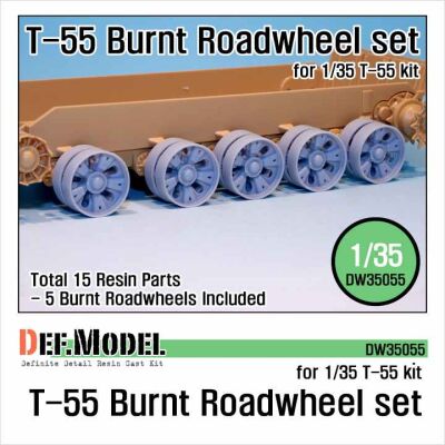 T-55 Burnt roadwheel set  детальное изображение Смоляные колёса Афтермаркет
