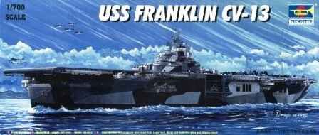 USS FRANKLIN CV-13 детальное изображение Флот 1/700 Флот