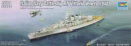 Italian Navy Battleship RN Vittorio Veneto 1940 детальное изображение Флот 1/700 Флот