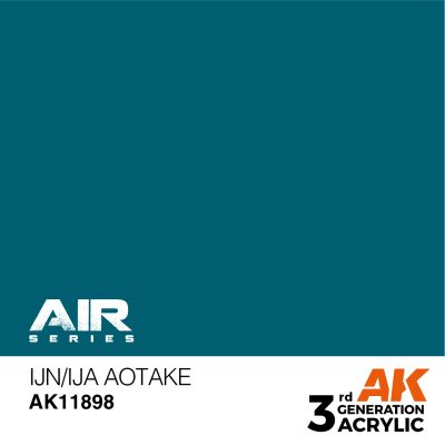 Acrylic paint IJN/IJA Aotake AIR AK-interactive AK11898 детальное изображение AIR Series AK 3rd Generation