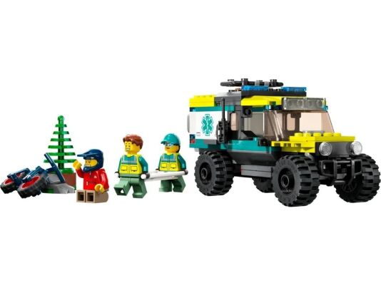 Конструктор Lego City рятувальний позашляховик швидкої допомоги детальное изображение City Lego