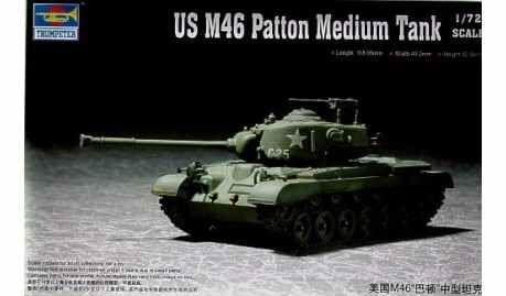 US M46 Patton Medium Tank детальное изображение Бронетехника 1/72 Бронетехника