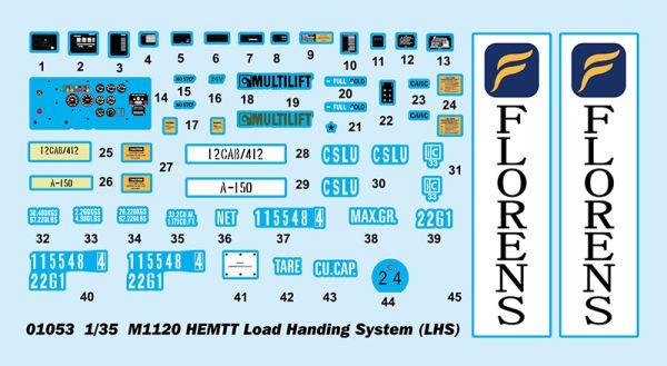 Scale model 1/35 M1120 HEMTT Load Handing System (LHS) Trumpeter 01053 детальное изображение Автомобили 1/35 Автомобили