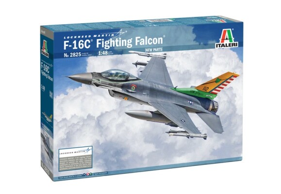 Scale model 1/48 Aircraft F-16C Fighting Falcon Italeri 2825 детальное изображение Самолеты 1/48 Самолеты
