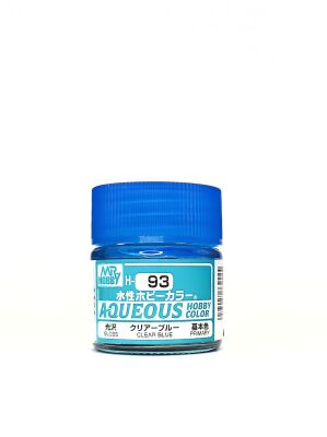 Краска Mr. Hobby H93 (Clear Blue gloss / Прозрачный Cиний глянцевый) детальное изображение Акриловые краски Краски