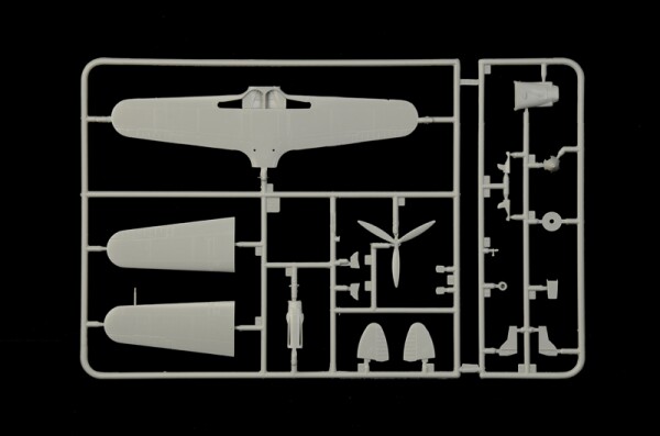 Cборная модель 1/72 Самолет Macchi MC 202 Folgore Италери 1439 детальное изображение Самолеты 1/72 Самолеты