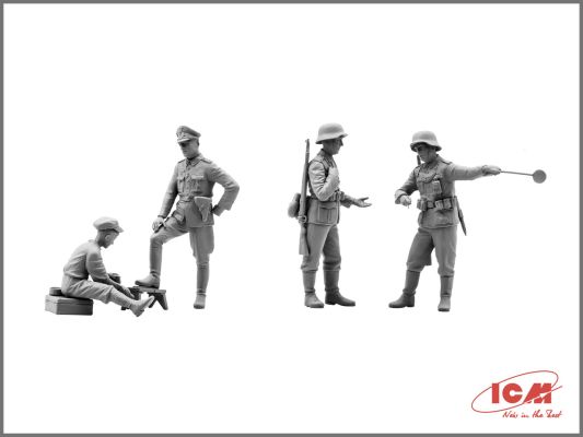 Німецький патруль (1939-1942) детальное изображение Фигуры 1/35 Фигуры