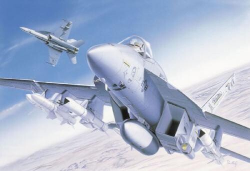 Збірна модель 1/72 Літак F/A-18E Super Hornet Italeri 0083 детальное изображение Самолеты 1/72 Самолеты