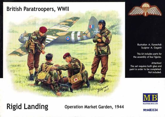 British paratroopers, 1944. Kit 2  детальное изображение Фигуры 1/35 Фигуры