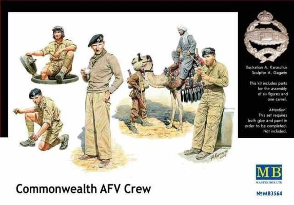 Commonwealth AFV Crew детальное изображение Фигуры 1/35 Фигуры