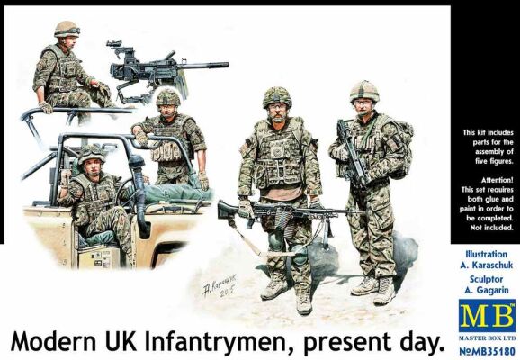 «Современные британские пехотинцы, наши дни» детальное изображение Фигуры 1/35 Фигуры