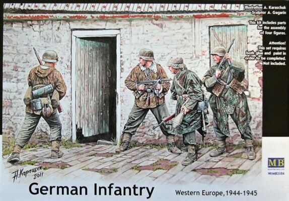 German infantry in Western Europe 1944-1945 детальное изображение Фигуры 1/35 Фигуры