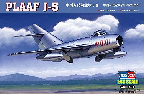 Buildable model of the People's Liberation Army Force J-5 fighter jet детальное изображение Самолеты 1/48 Самолеты