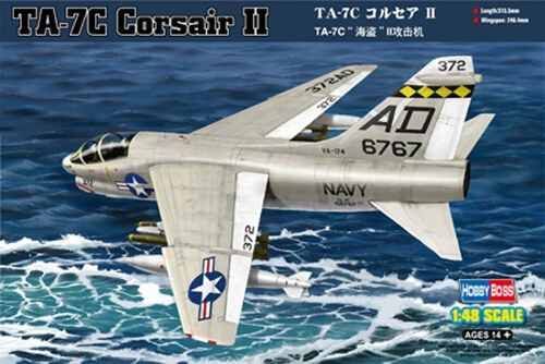 Buildable model of the American attack aircraft TA-7C Corsair II детальное изображение Самолеты 1/48 Самолеты