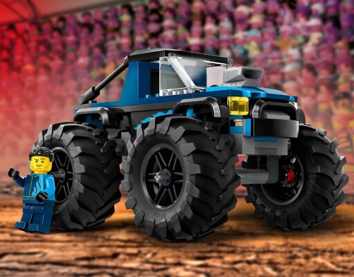 Constructor LEGO City Blue Monster Truck 60402 детальное изображение City Lego